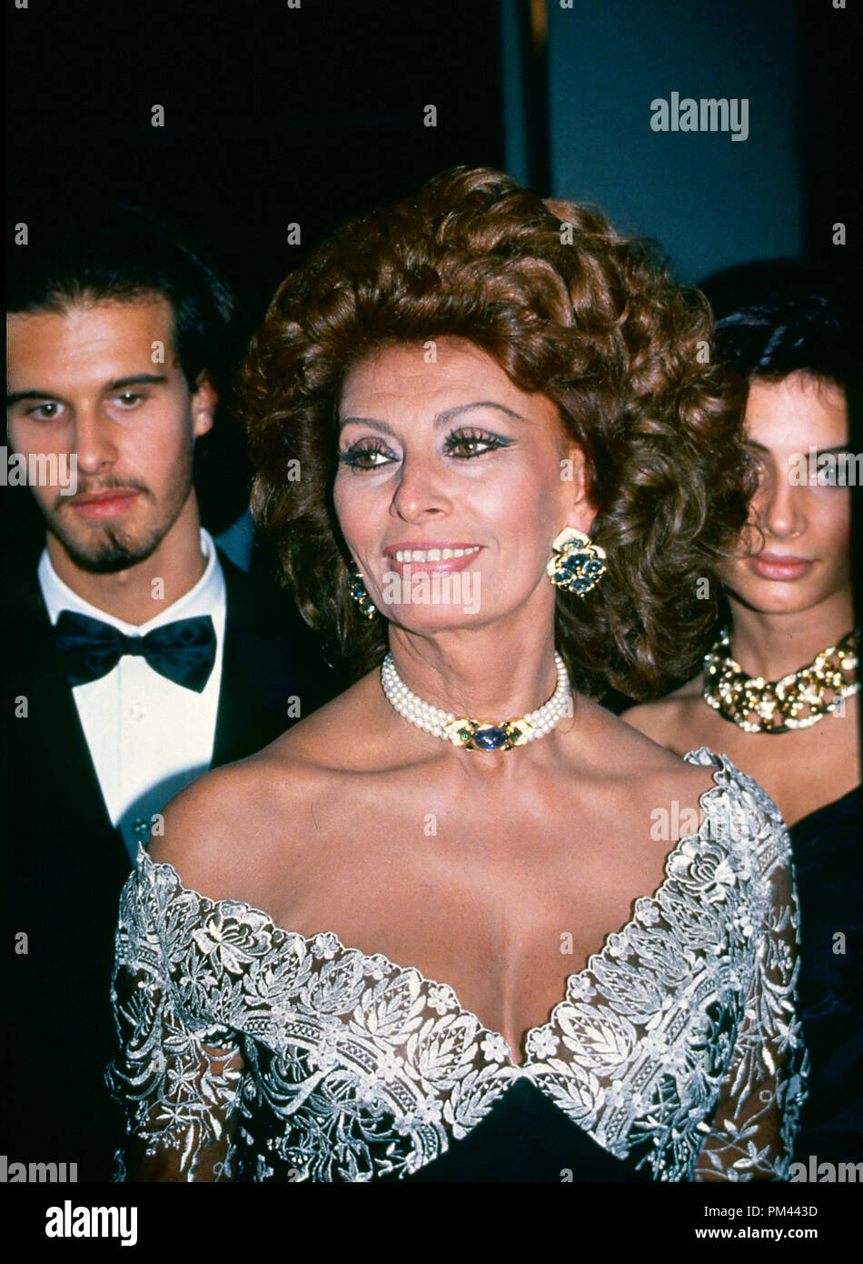 Sophia Loren,1993. Référence du fichier # 1016 008THA © CCR /Le Hollywood Archive - Tous droits réservés. Banque D'Images