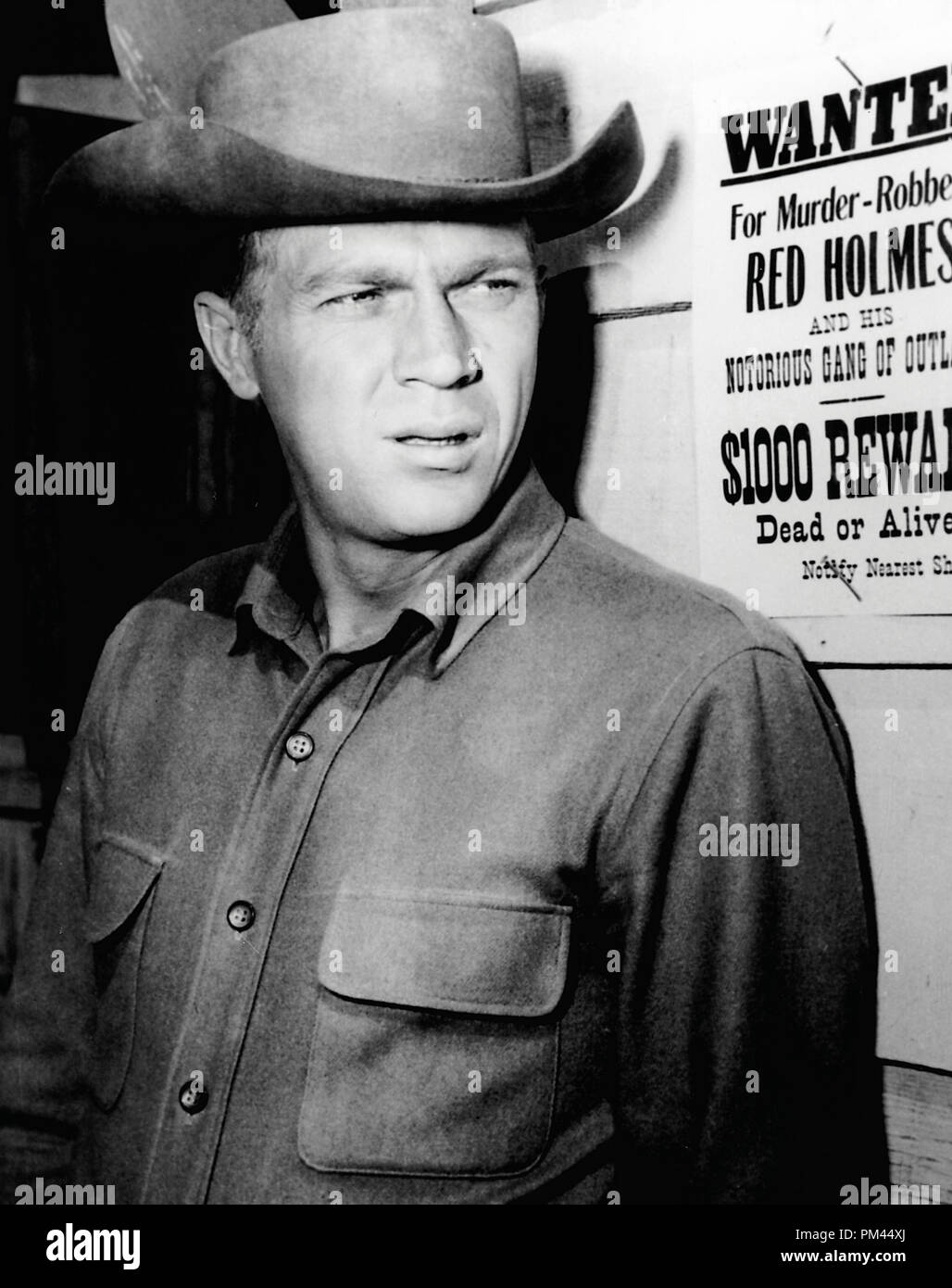 Steve McQueen voulait "mort ou vivant" vers 1958. Référence 1028 Fichier 021THA Photo Stock