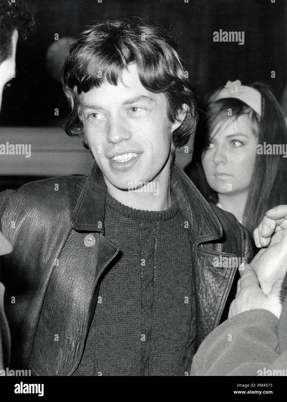 Mick Jagger, chanteur des Rolling Stones,1966. Référence # 1029 Fichier 017THA © CCR /Le Hollywood Archive - Tous droits réservés. Banque D'Images