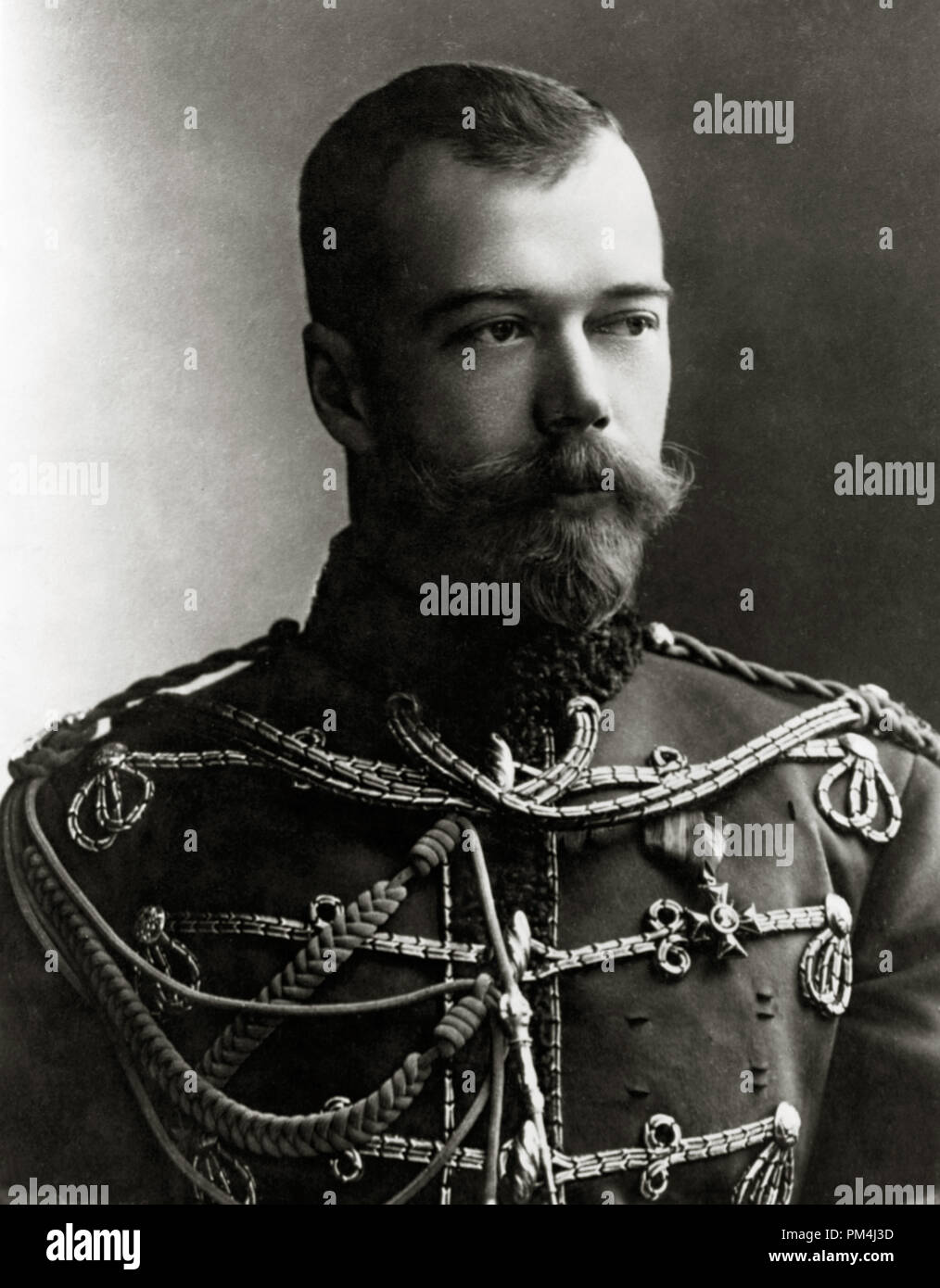 L'Empereur Nicolas II, fut le dernier tsar de Russie, vers 1905 Référence #  1003 497THA Banque D'Images