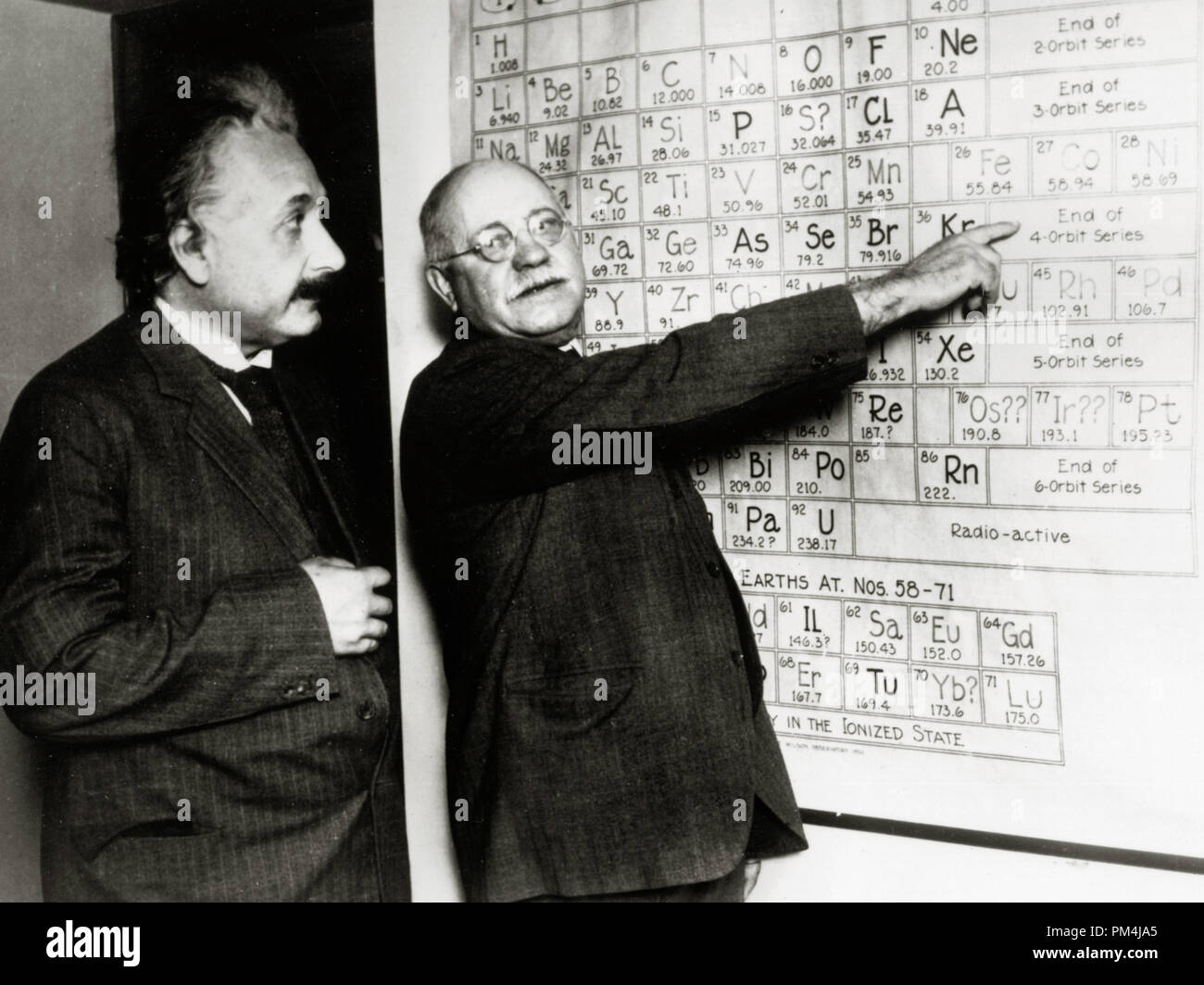 L'Allemand Albert Einstein, physicien théorique vers 1925 Référence #  1003 631THA Banque D'Images