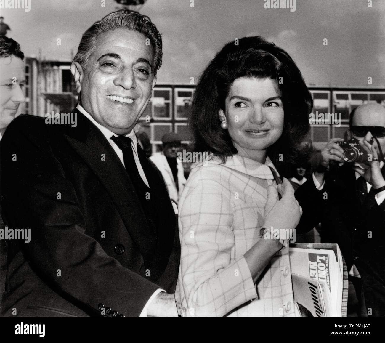 Aristote Onassis avec son épouse Jacqueline Bouvier Kennedy, vers 1968 Référence de fichier #  1003 643THA Banque D'Images