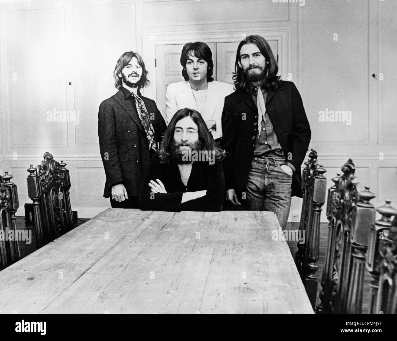 Beatles Ringo Starr, Paul McCartney, George Harrison et John Lennon, vers 1969. Référence # 1013 Fichier 103 THA © CCR /Le Hollywood Archive - Tous droits réservés. Banque D'Images