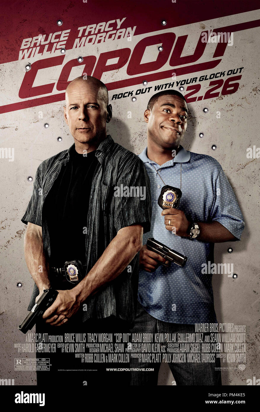 'Cop Out' Art de l'affiche 2010 Banque D'Images