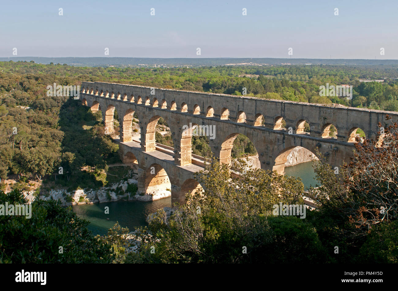 Pont du Gard - Sud de France Banque D'Images