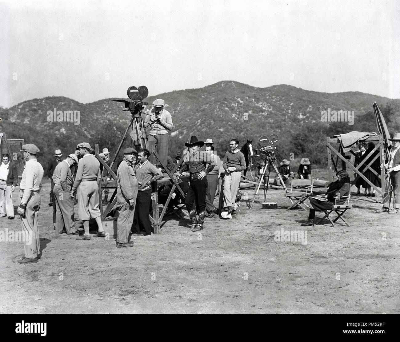 Les équipes de production de films, vers 1921 référence #  30205 8139 THA Banque D'Images