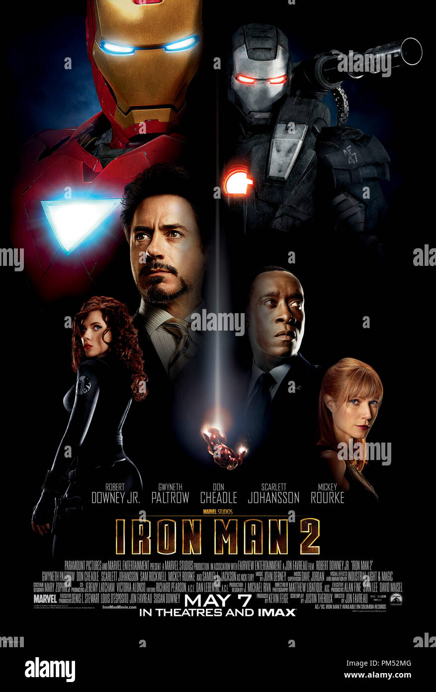 Iron Man 2, 2010 Poster. Banque D'Images