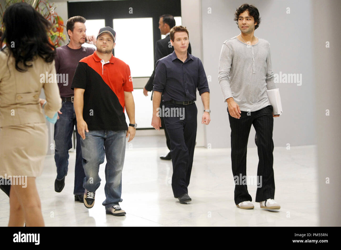 HBO's 'Entourage' Kevin Dillon, Jerry Ferrara, Kevin Connolly, Adrian Grenier 2008 Photo par Doug Hyun Banque D'Images