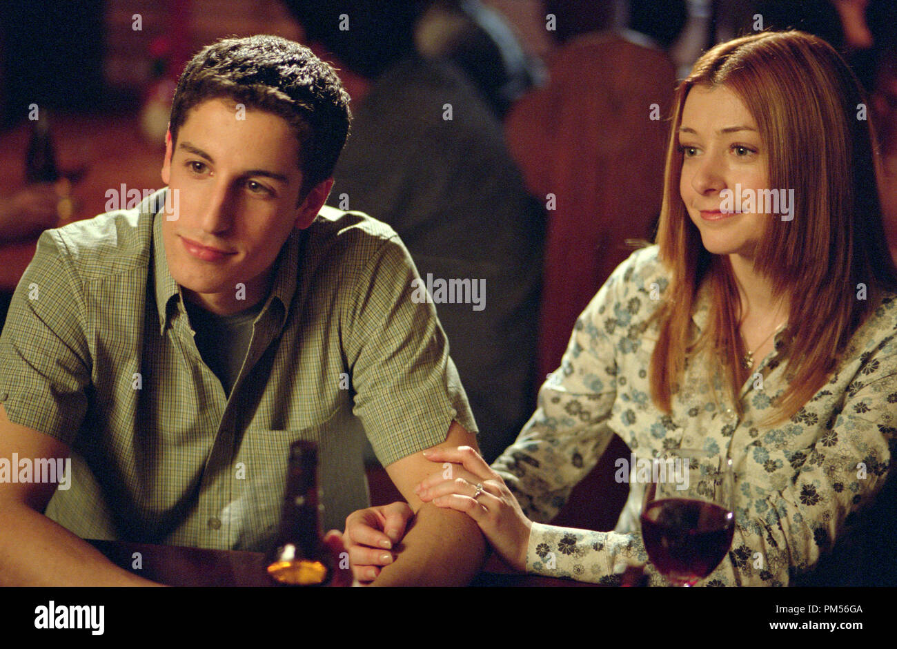 Mariage américain Jason Biggs, Alyson Hannigan Banque D'Images