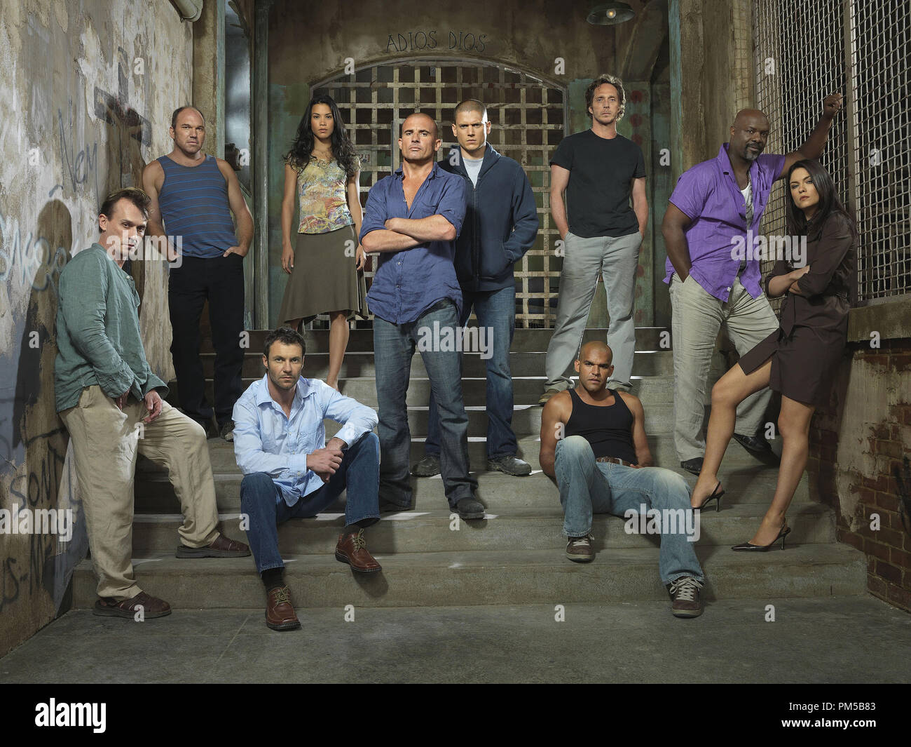 Prison Break Saison 4 Episode 23 Photo du film de "Prison Break", Robert Knepper, Wade Williams, Chris  Vance, Danay Garcia, Dominic Purcell, Wentworth Miller, William Fichtner,  Amaury Nolasco, Robert Wisdom, Jodi Lyn O'Keefe 2007 Crédit photo : Michael