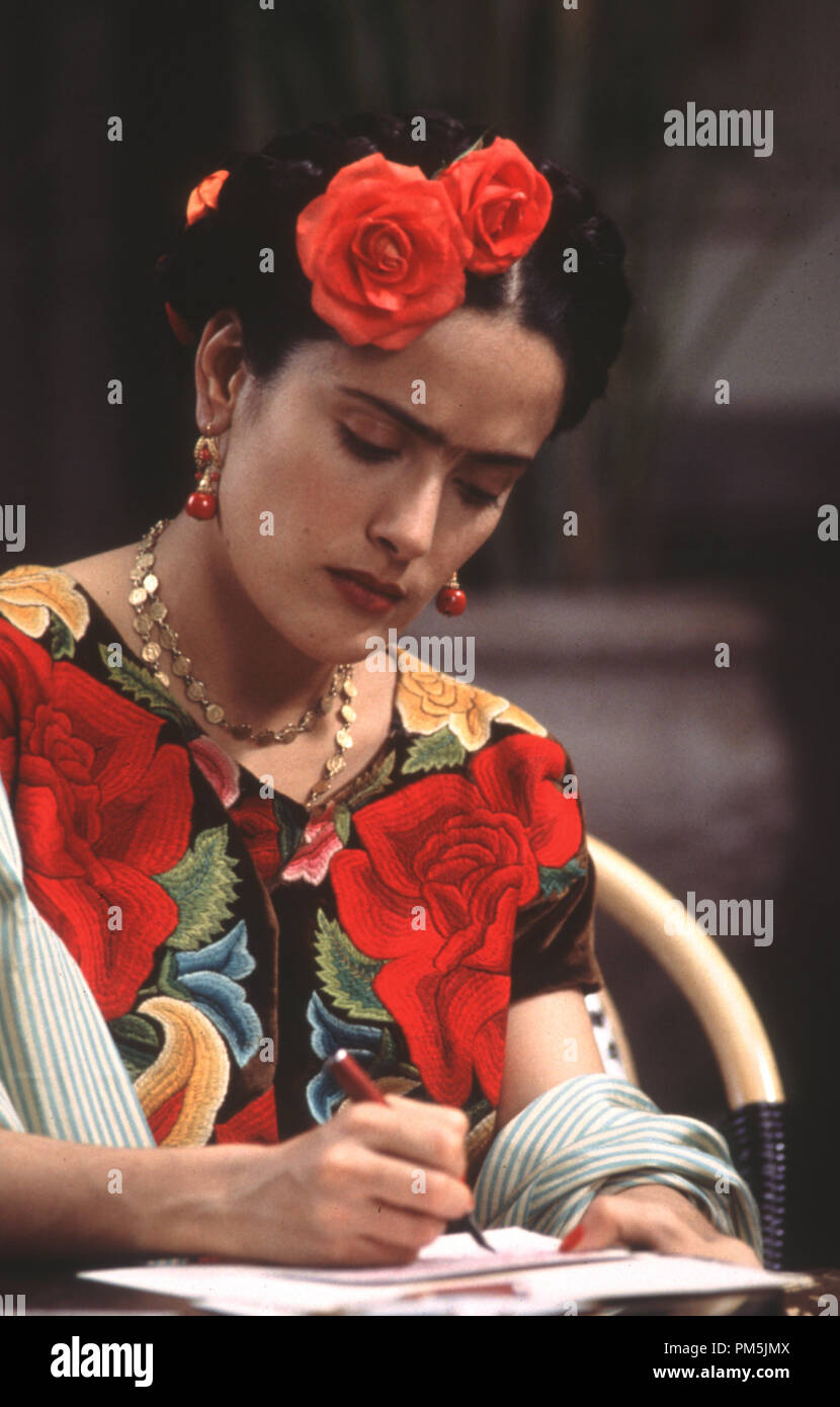 Photo du film / Publicité encore de 'Frida' Salma Hayek ©2002 Miramax Photo : Peter Sobel Banque D'Images