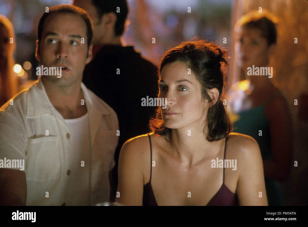 Photo du film / photos promotionnelles de 'l'équipage' Jeremy Piven, Carrie-Anne Moss © 2000 Touchstone Pictures Crédit Photo : Robert Zuckerman Référence #  30846156THA pour un usage éditorial uniquement - Tous droits réservés Banque D'Images