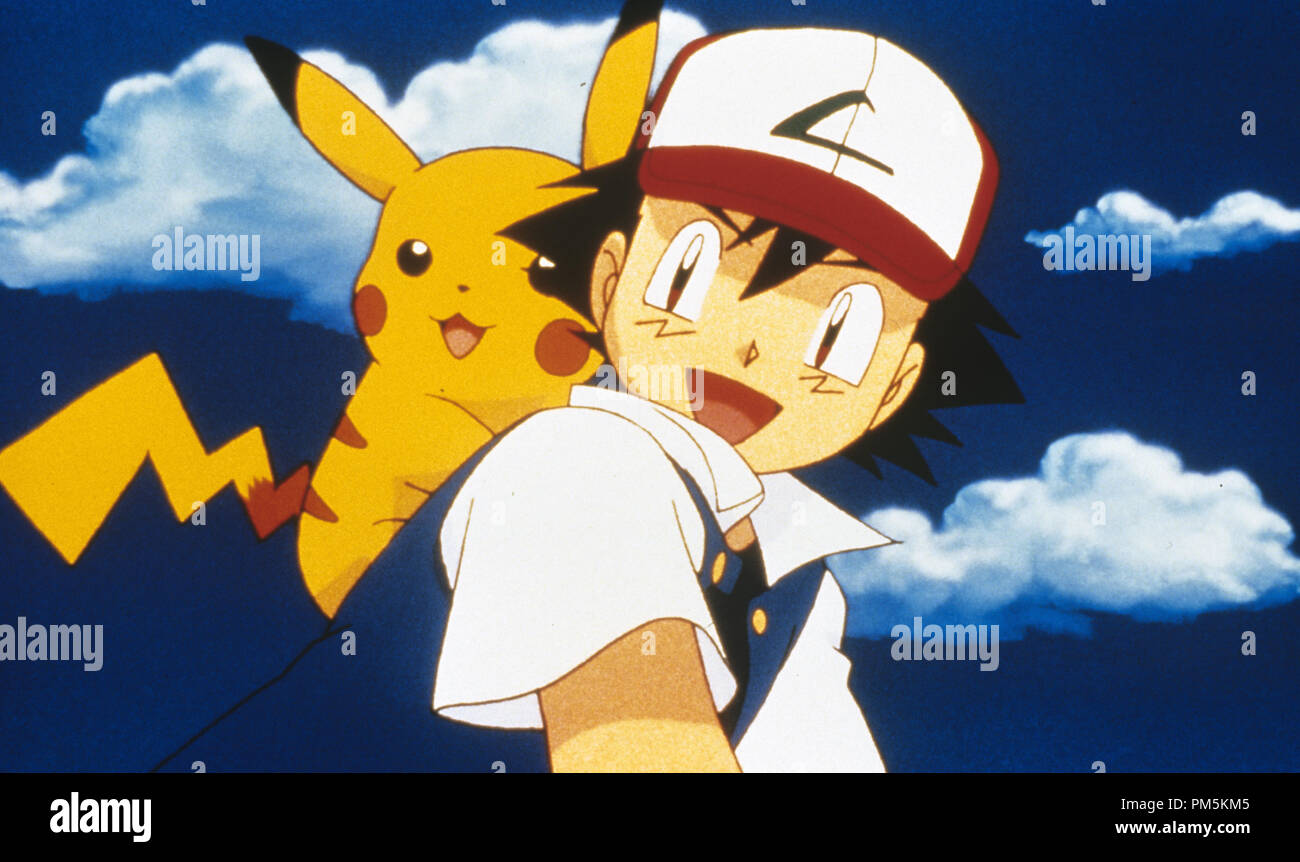 Photo du film / photos promotionnelles de 'Pokemon : Le film 2000' Pikachu, Sacha © 2000 Warner Brothers Référence #  30846278THA pour un usage éditorial uniquement - Tous droits réservés Banque D'Images