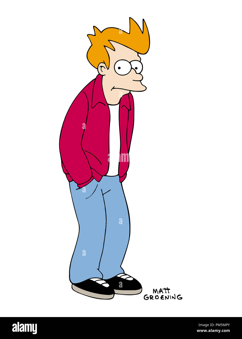 Photo du film / Publicité encore de 'Futurama' Fry 2001 Dossier Référence #  308471059THA pour un usage éditorial uniquement - Tous droits réservés Banque D'Images