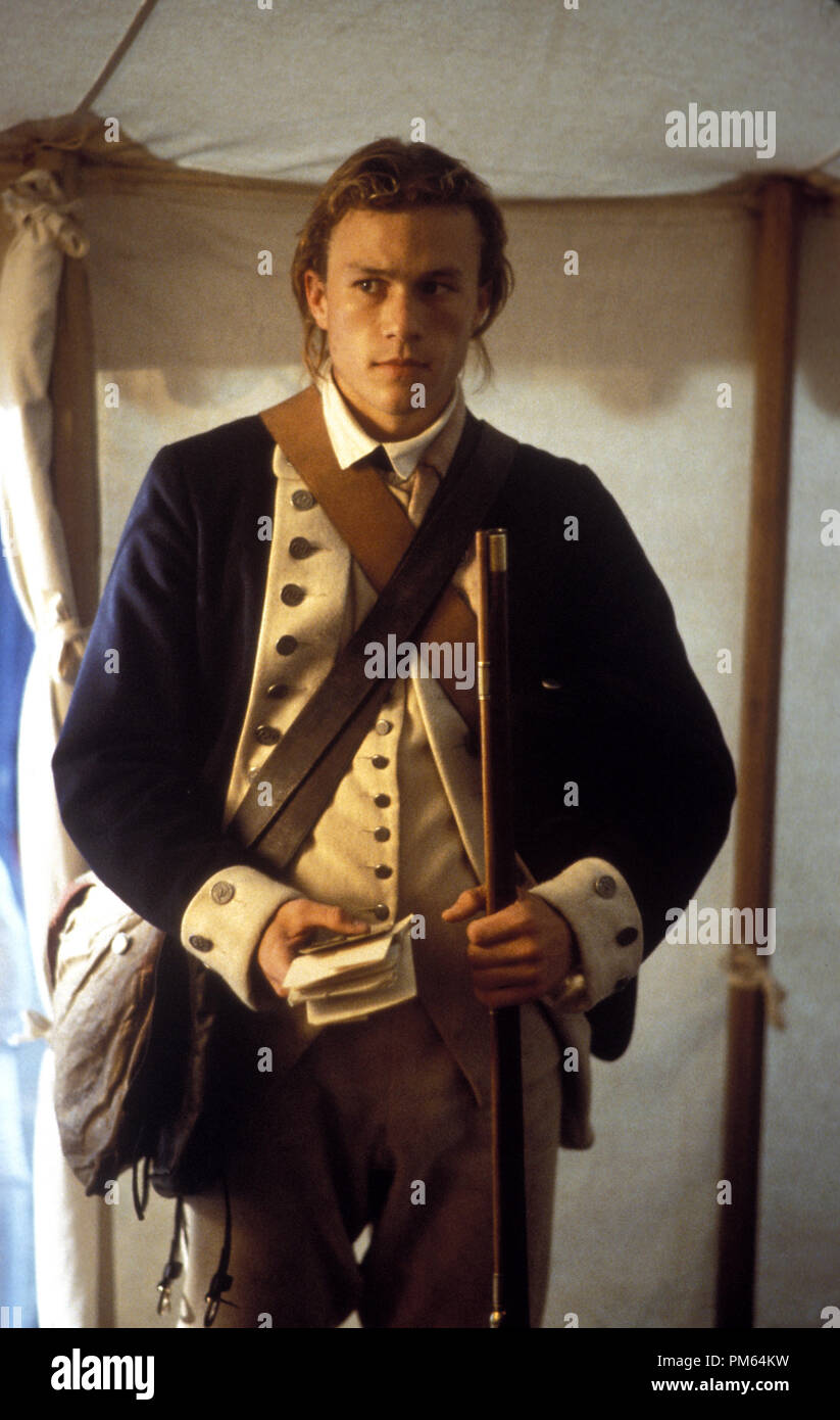 Photo du film / photos promotionnelles de 'The Patriot' Heath Ledger © 2000 Columbia Pictures Crédit Photo : Andrew Cooper Référence #  30846132THA pour un usage éditorial uniquement - Tous droits réservés Banque D'Images