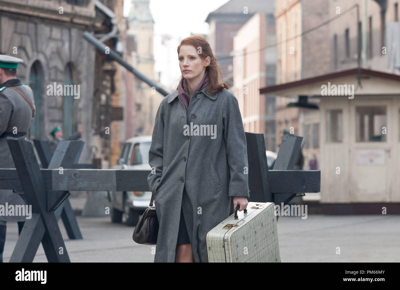 Jessica Chastain étoile comme agent secret Rachel Singer dans John Madden's thriller d'espionnage de la dette, une version de Focus Features. Banque D'Images