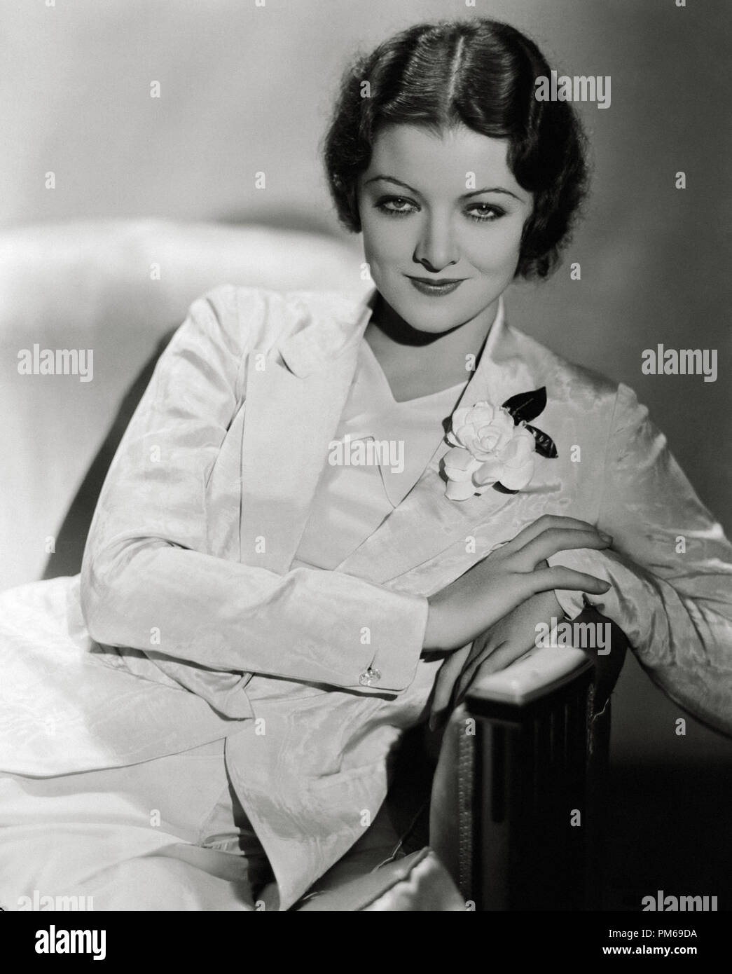 Myrna Loy, vers 1930. Référence #  31316 Fichier_268THA Banque D'Images