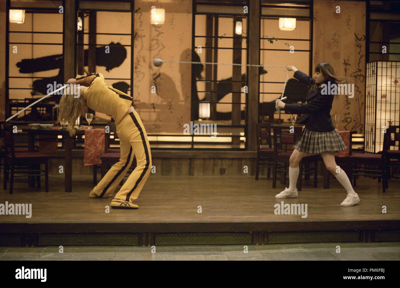 Uma thurman chiaki kuriyama kill bill Banque de photographies et d