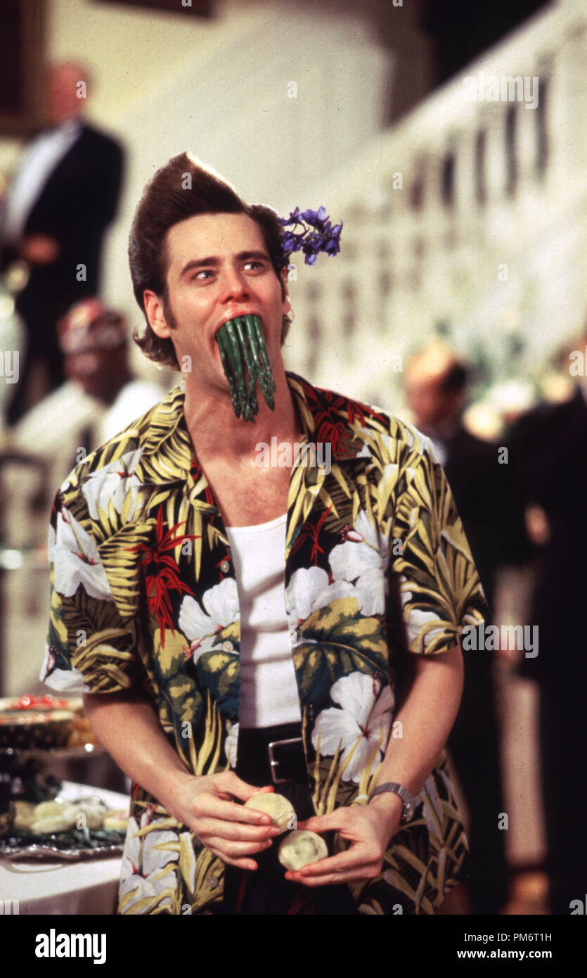 Photo du film de 'Ace Ventura : quand la nature appels' Jim Carrey © 1995 Warner Brothers Crédit photo : Marsha Blackburn Référence #  31043693THA pour un usage éditorial uniquement - Tous droits réservés Banque D'Images