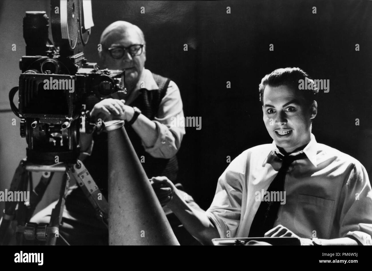Photo du film de 'Ed Wood' Norman Alden, Johnny Depp © 1994 Pierre Crédit photo : Suzanne Tenner Banque D'Images