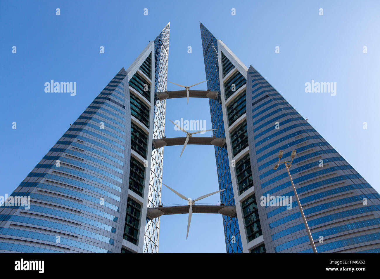 Le Bahrain World Trade Center. Banque D'Images