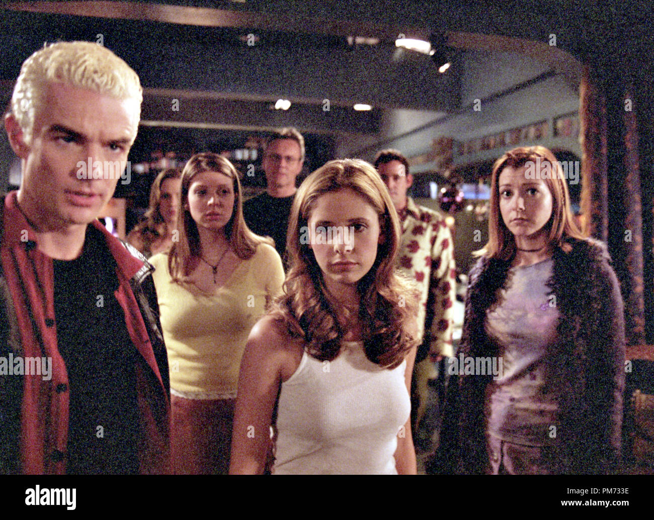 Photo du film / Publicité encore de 'Buffy the Vampire Slayer" James  Marsters, Sarah Michelle Gellar, Alyson Hannigan 2001 Dossier Référence #  308471303THA pour un usage éditorial uniquement - Tous droits réservés  Photo Stock - Alamy