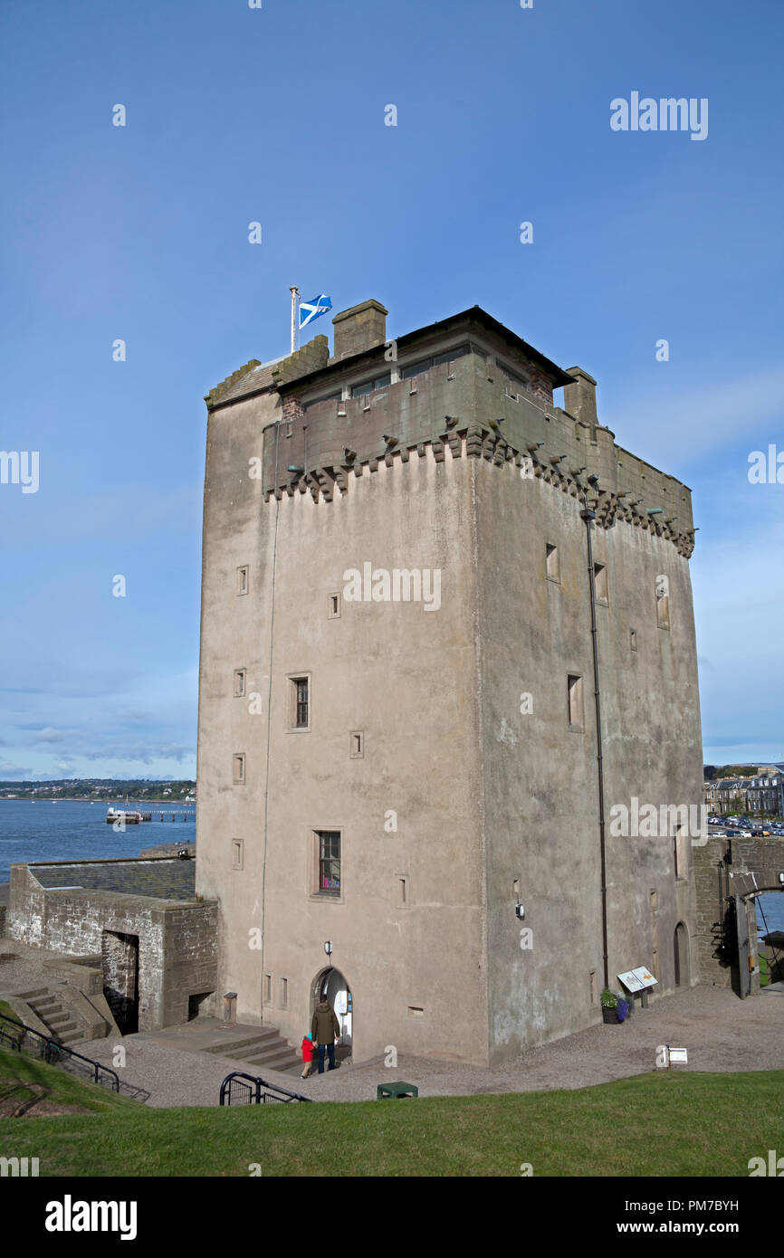 Broughty Ferry, château, est de l'Écosse. UK Banque D'Images
