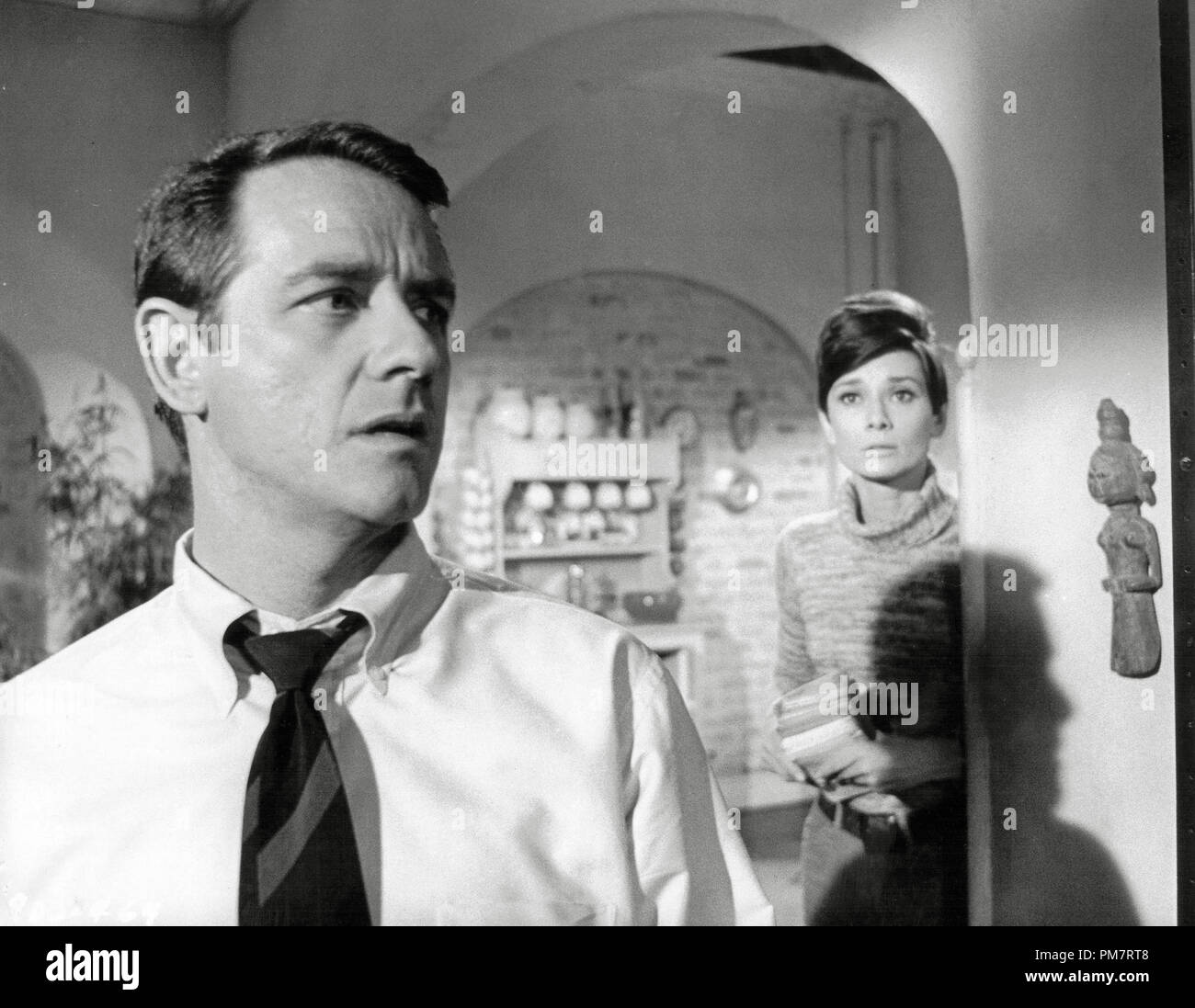 Richard Crenna et Audrey Hepburn, 'Attendre jusqu' 1967 Warner de référence de dossier 31386 450 Banque D'Images