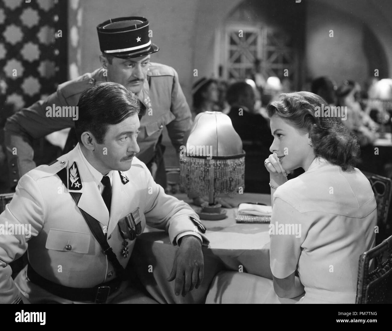 'Casablanca' 1942 Warner Claude Rains, Ingrid Bergman référence #  31386 Fichier 754THA Banque D'Images
