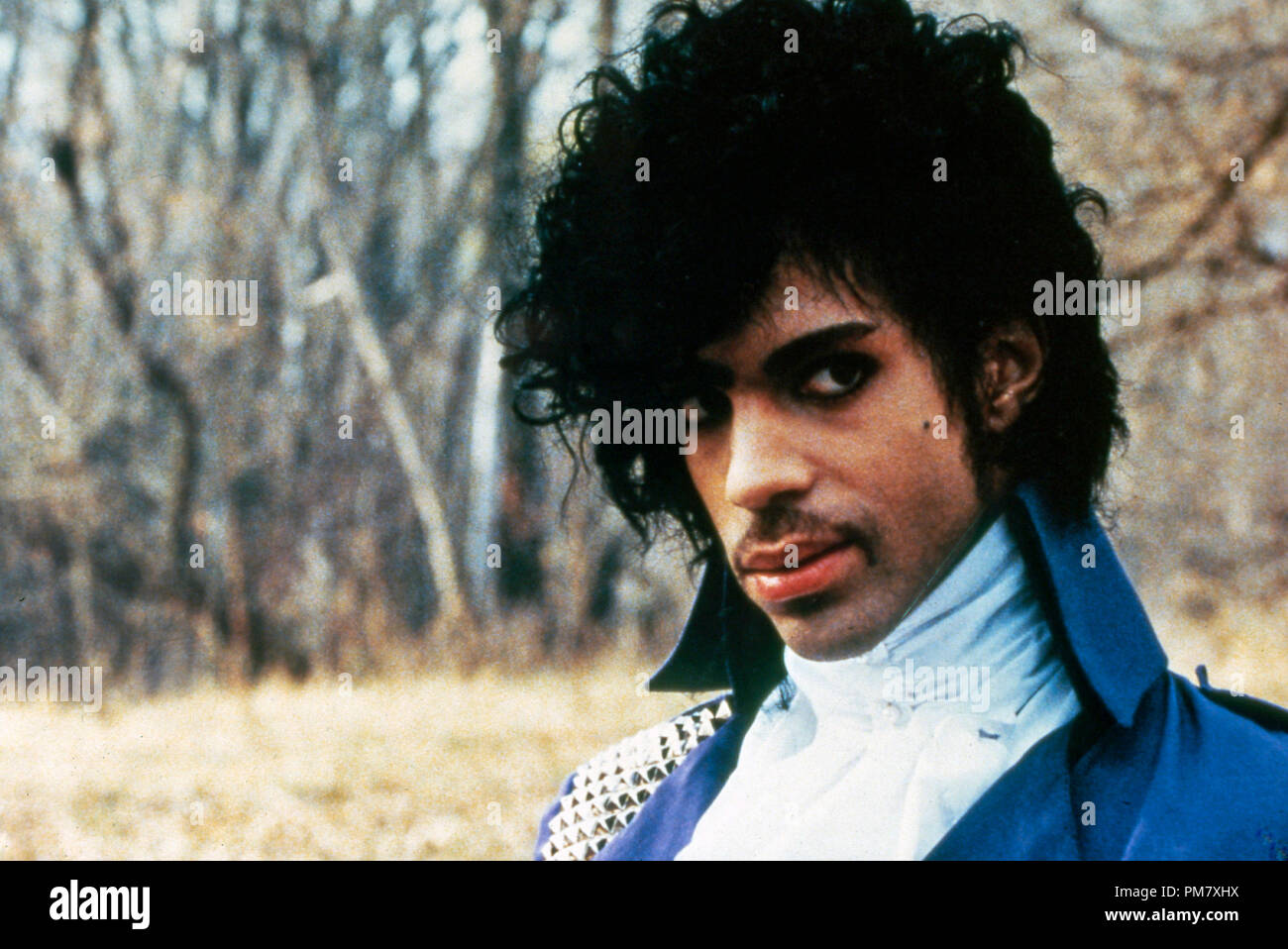 Prince Rogers Nelson, 'Purple Rain' 1984 Warner Banque D'Images