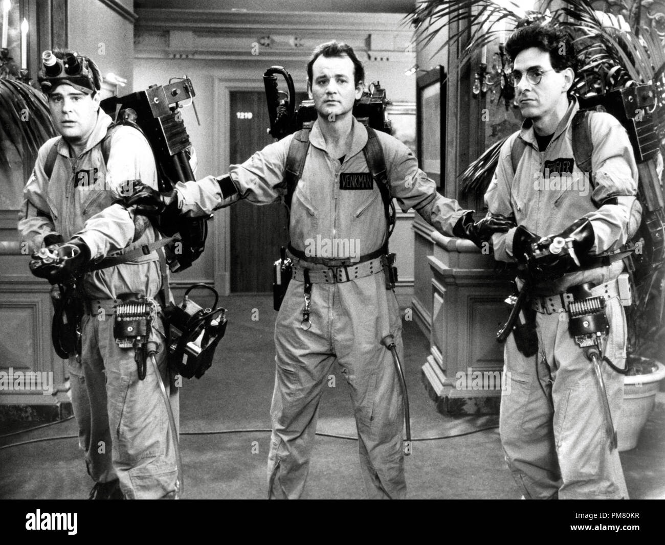 Publicité studio de toujours 'Ghostbusters' Dan Akroyd, Bill Murray, Harold Ramis © 1984 Colombie-Britannique Banque D'Images