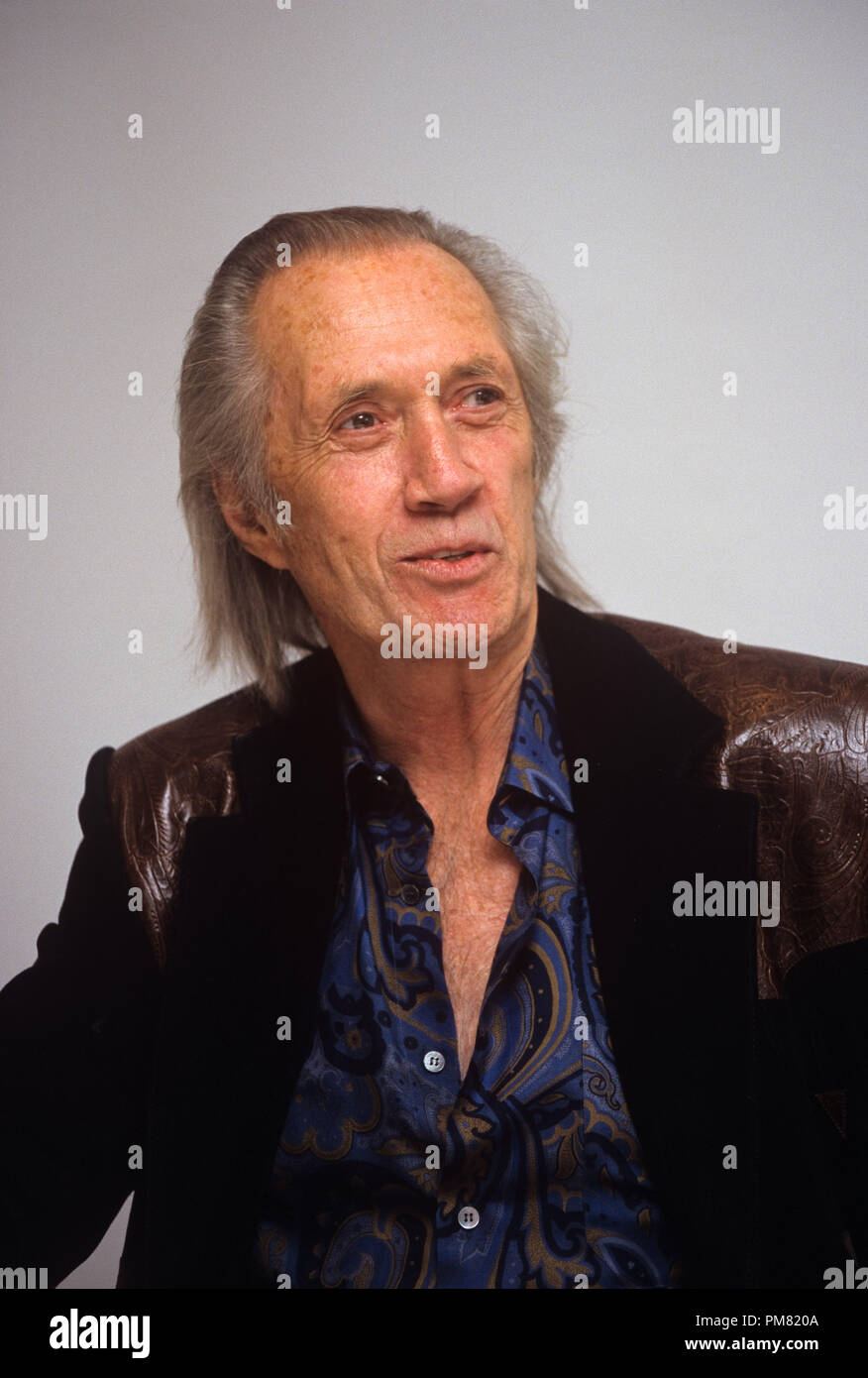 David Carradine, 2004. La reproduction par les tabloïds américains est absolument interdit. © CCR /Le Hollywood Archive - Tous droits réservés référence #  31315 154 Banque D'Images