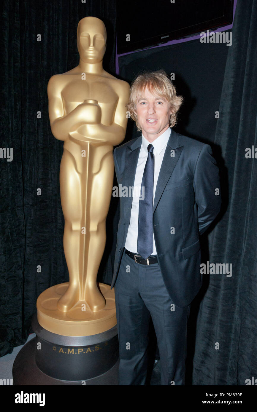 Owen Wilson en coulisses pendant la diffusion du réseau de télévision ABC en direct du 84e congrès annuel de l'Academy Awards de l'Hollywood and Highland Center, à Hollywood, CA, Dimanche 26 Février, 2012. Banque D'Images