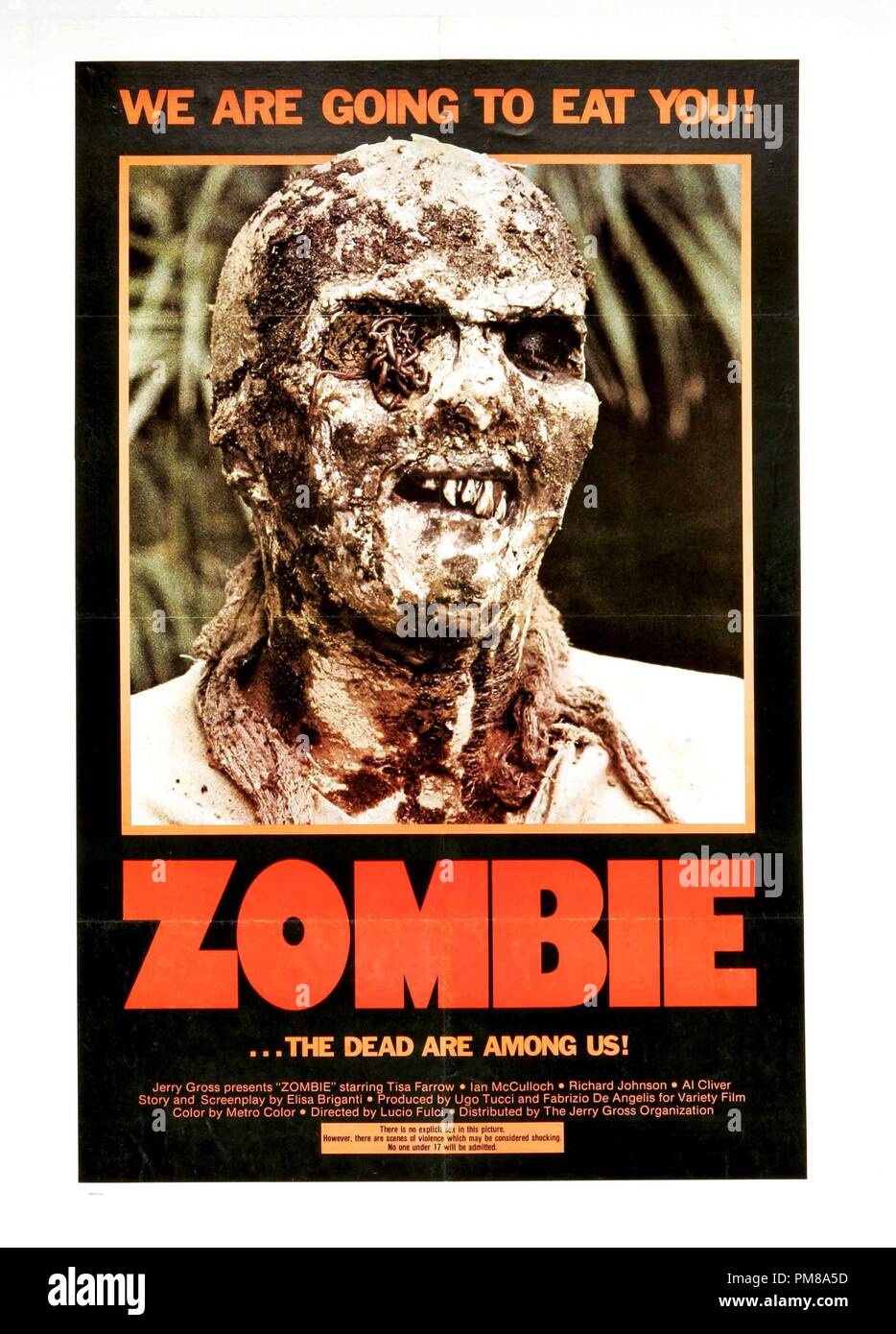 Publicité Studio : 'zombie' Poster 1979 référence #  31780 Fichier 488 Banque D'Images