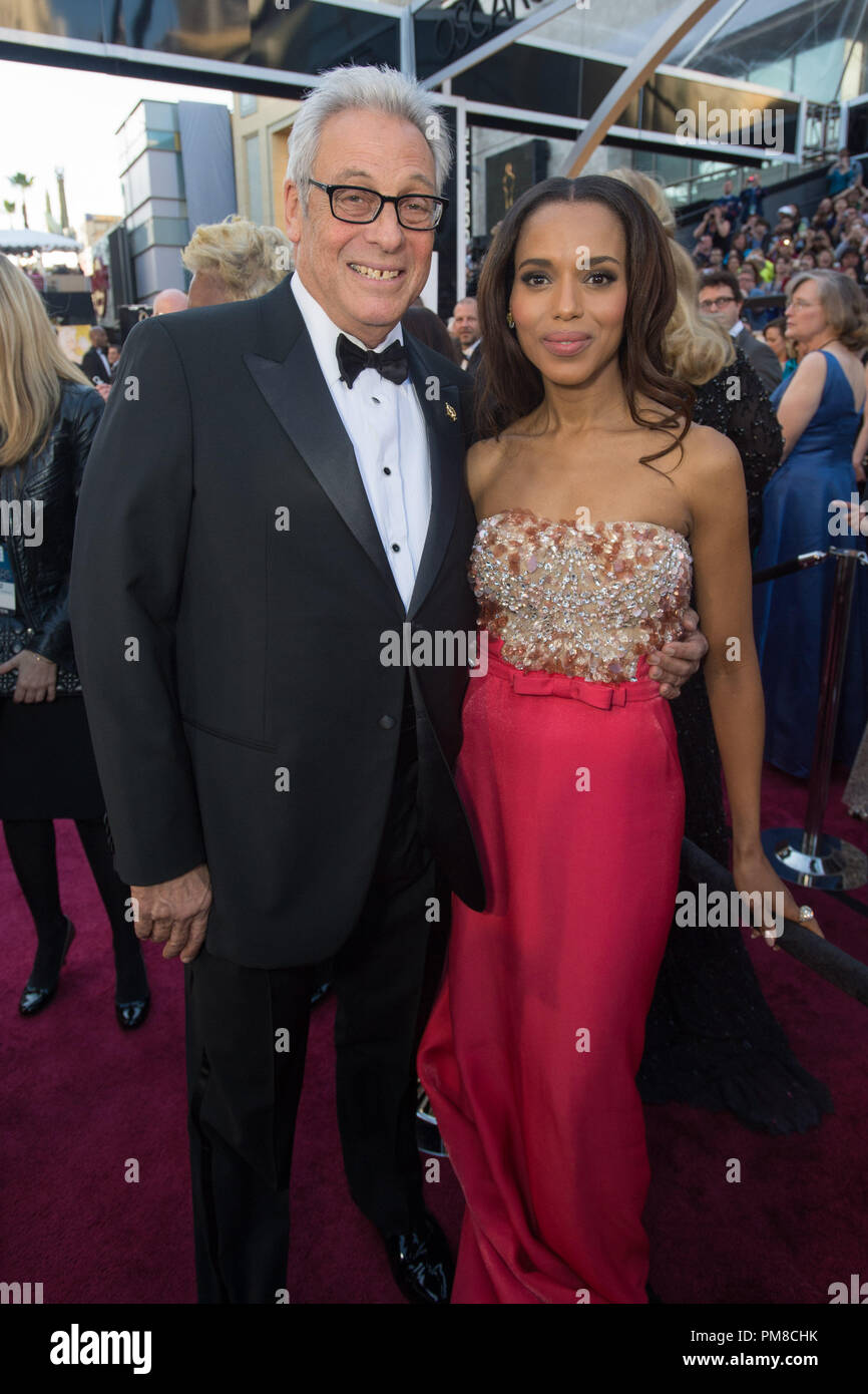 Hawk Koch et Kerry Washington arrivent pour les Oscars® au Théâtre Dolby® à Hollywood, CA, le 24 février 2013. Banque D'Images