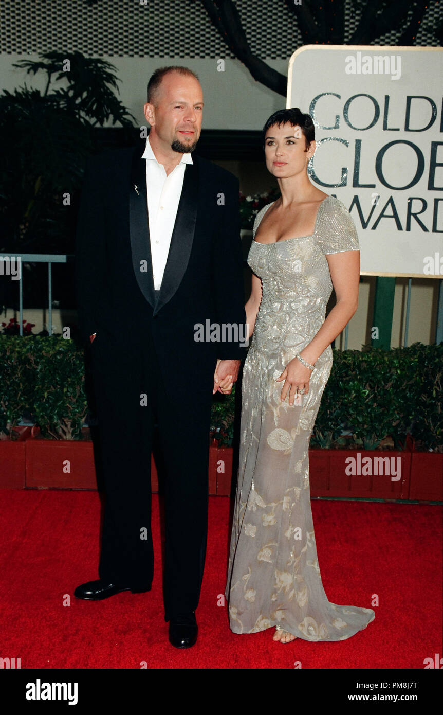 Bruce Willis et Demi Moore en 1997 Golden Globe Awards © CCR /Le Hollywood  Archive - Tous droits réservés référence # 31515 278 Photo Stock - Alamy