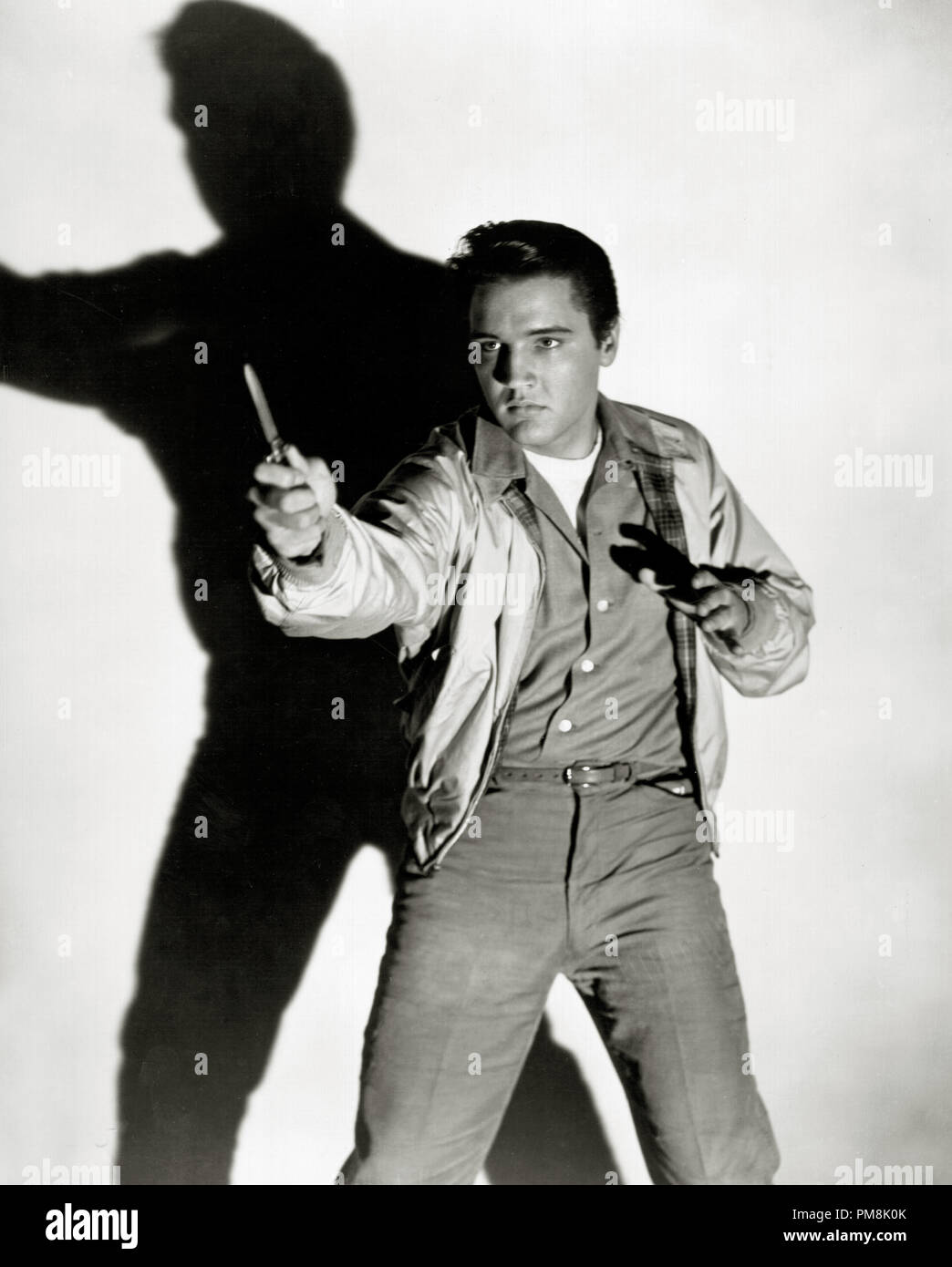 (Archivage classique du cinéma - Rétrospective) Elvis Presley Elvis Presley, circa 1958. Référence #  31616 Fichier 083THA Banque D'Images