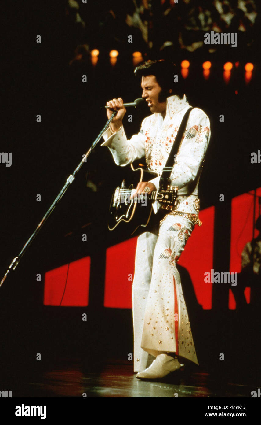 (Archivage classique du cinéma - Rétrospective) Elvis Presley Elvis Presley 'Elvis : Aloha From Hawaii Hawaii Honolulu', le 14 janvier 1973. Référence #  31616 Fichier 088THA Banque D'Images