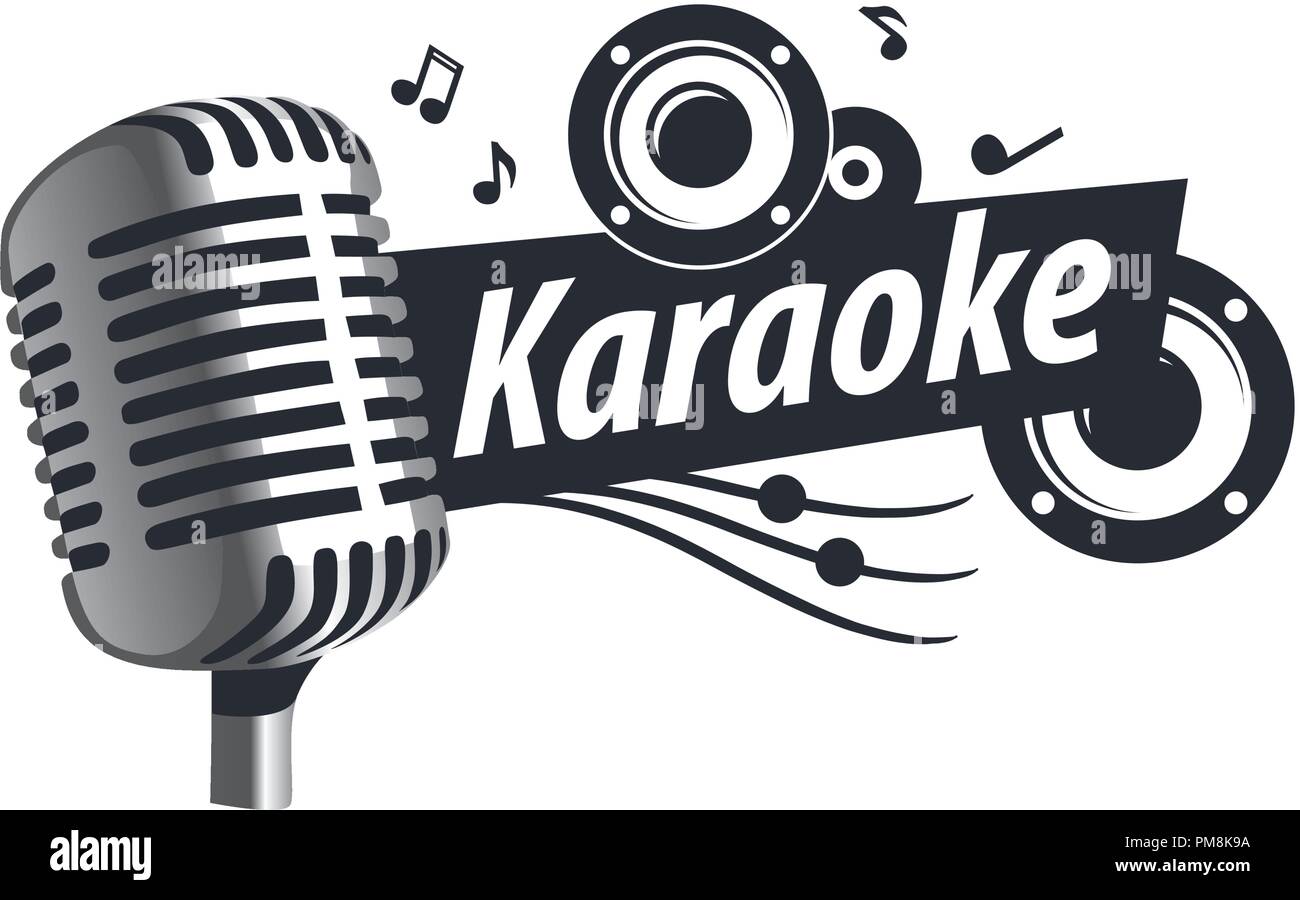 Logo vector karaoke Image Vectorielle Stock Alamy