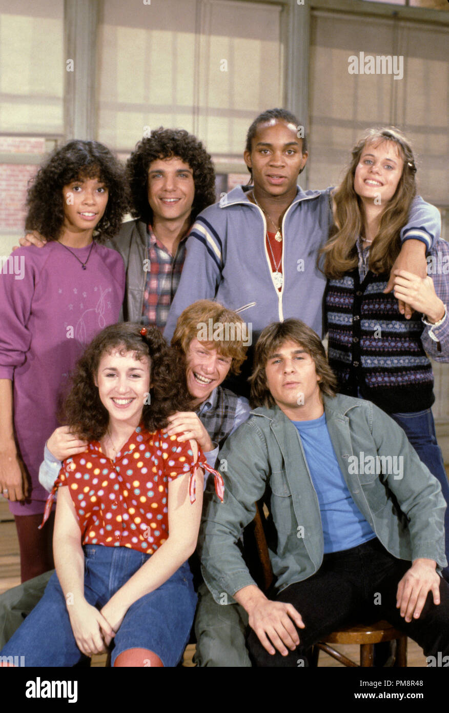 Publicité studio de toujours 'Fame' Erica Gimpel, Lee, Gene Anthony Ray Curreri, Lori Singer, Valerie Landsburg, P.R. Paul, Carlo Imperato circa 1981 Tous droits réservés de la référence du fichier #  31713145THA pour un usage éditorial uniquement Banque D'Images