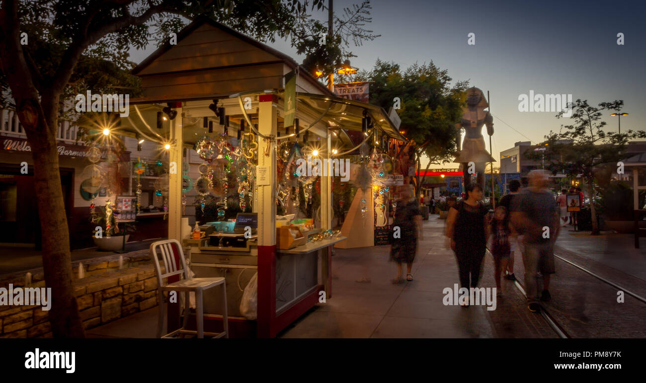 Farmers Market et le Grove de Los Angeles, Californie Banque D'Images