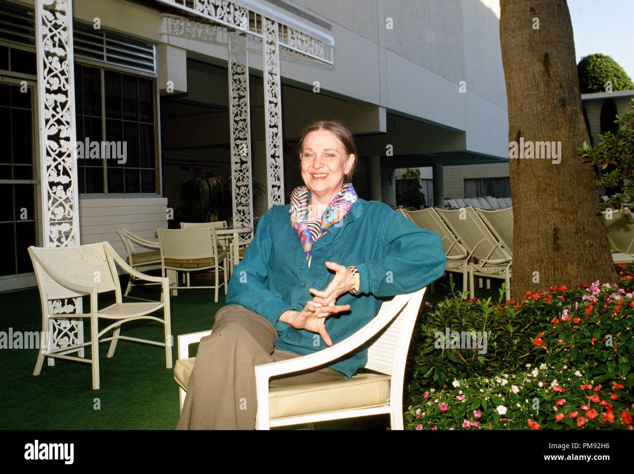 Geraldine Page, vers 1985. Référence #  31537 Fichier 234CCR Banque D'Images