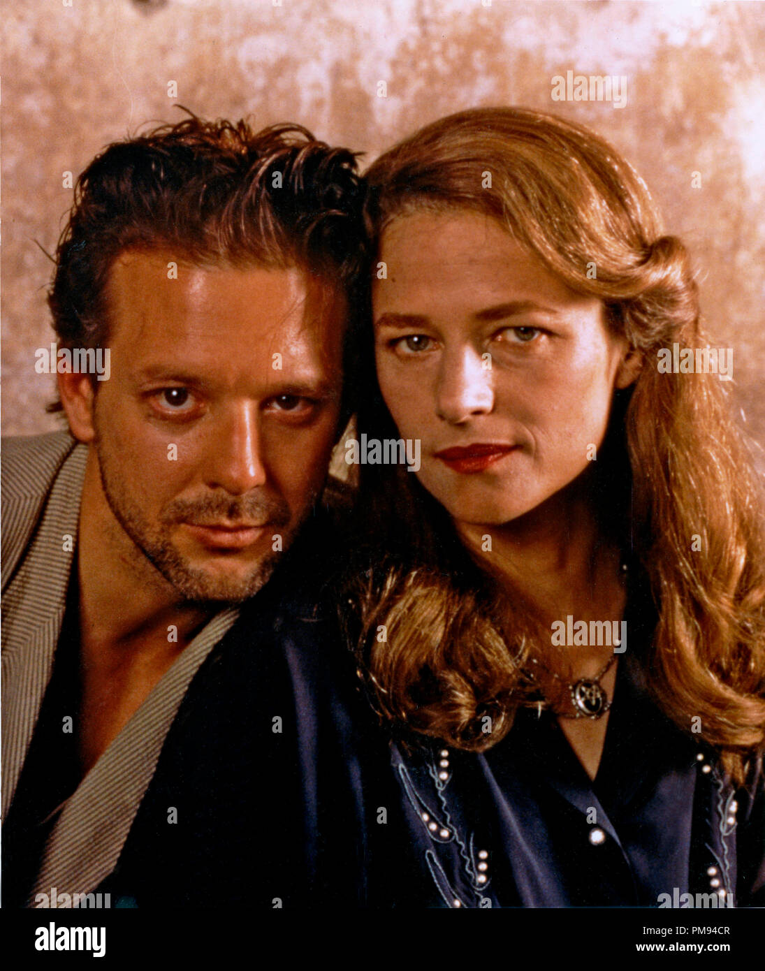 Publicité studio de toujours 'Angel Heart' Mickey Rourke, Charlotte Rampling © 1987 TriStar Pictures Tous Droits Réservés #  de référence fichier 31697321THA pour un usage éditorial uniquement Banque D'Images