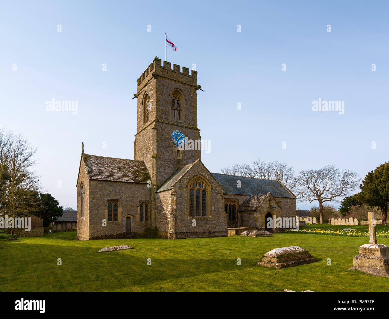 Eglise St Mary, Burton Bradstock, Dorset, UK Banque D'Images