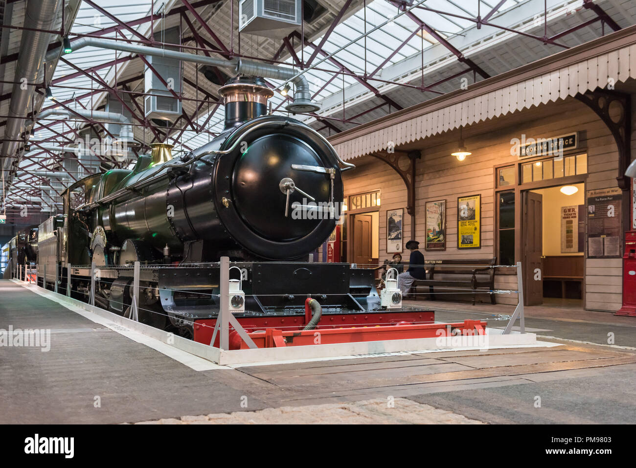 4003 Lode Star GWR locomotive, vapeur, Great Western Railway Museum, Swindon, Royaume-Uni Banque D'Images