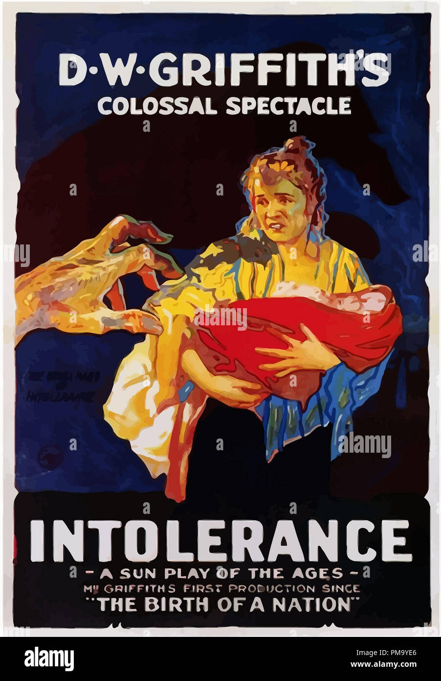 Publicité Studio : 'Toujours' intolérance Poster 1916 #  de référence de fichier 31780 106 Banque D'Images