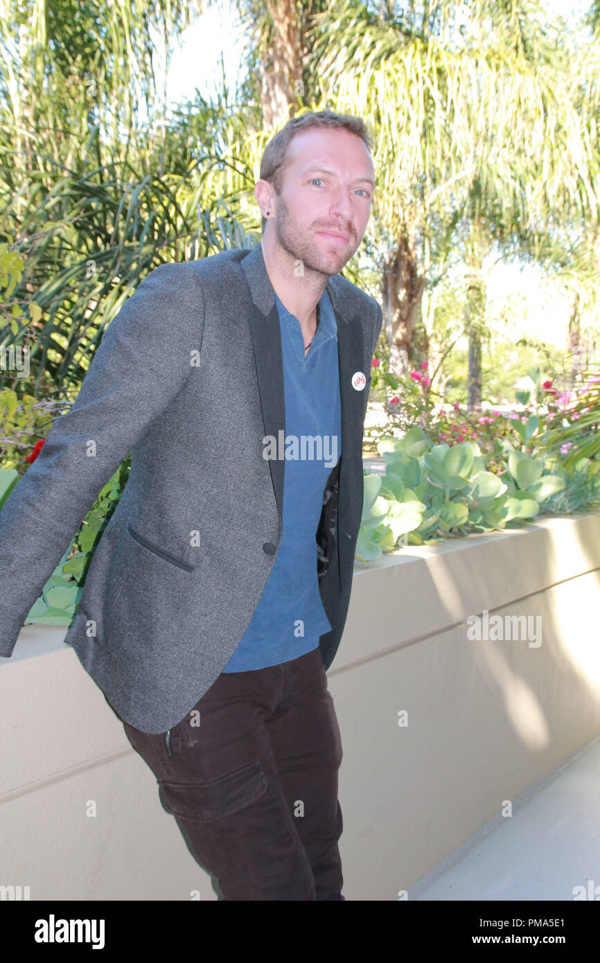 Chris Martin 'The Hunger Games : Catching Fire' Session de portrait, le 8 novembre 2013. La reproduction par les tabloïds américains est absolument interdit. Référence #  32186 Fichier 020CCR pour un usage éditorial uniquement - Tous droits réservés Banque D'Images