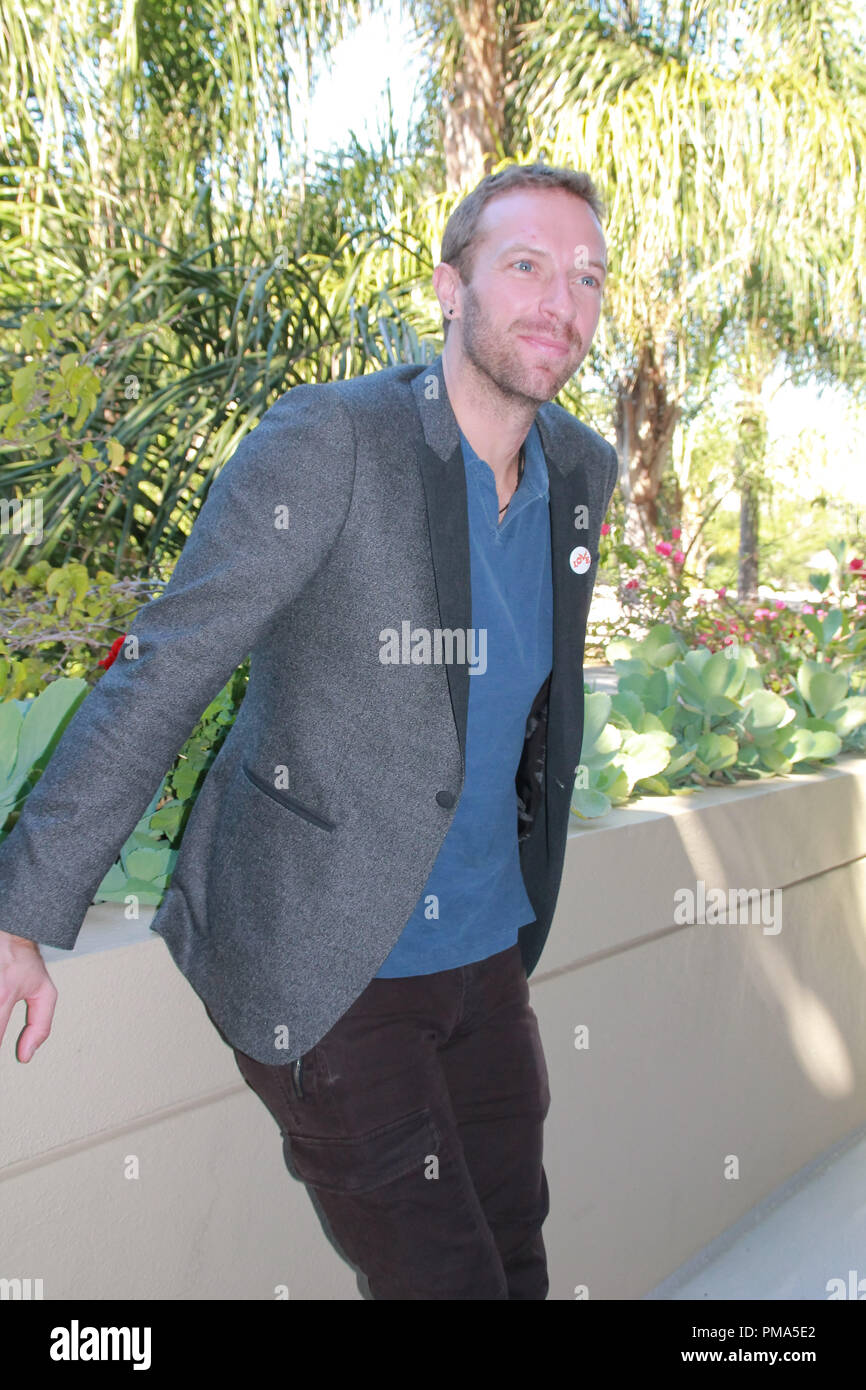 Chris Martin 'The Hunger Games : Catching Fire' Session de portrait, le 8 novembre 2013. La reproduction par les tabloïds américains est absolument interdit. Référence #  32186 Fichier 021CCR pour un usage éditorial uniquement - Tous droits réservés Banque D'Images