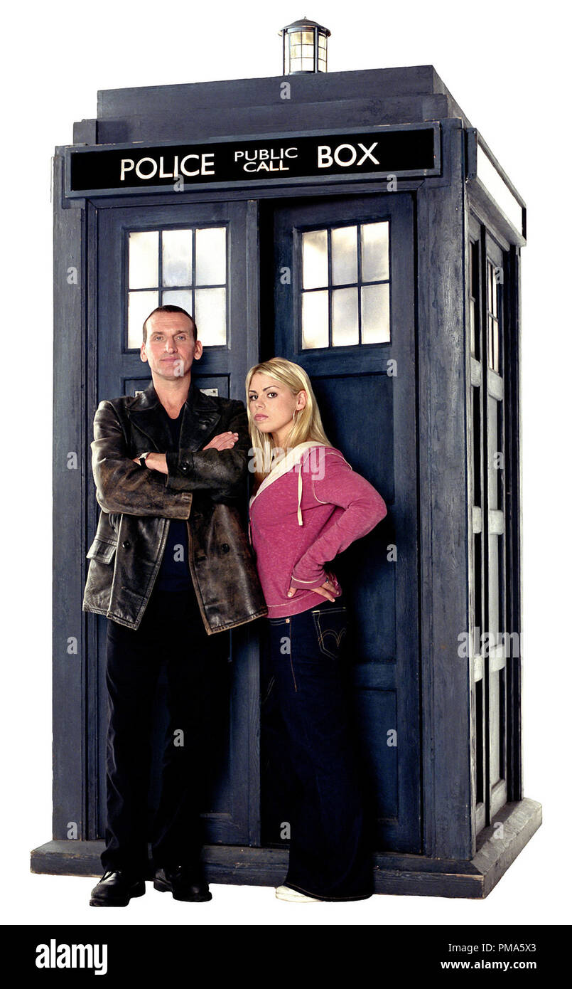Billie Piper et Christopher Eccleston 'Dr. Qui' Série TV (Saison 1 : 2005) Banque D'Images