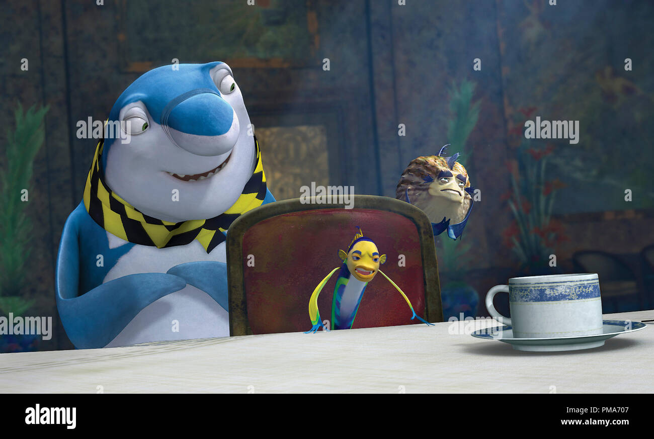 Lenny, Oscar et Sykes 'Shark Tale' (2004) Dreamworks Banque D'Images